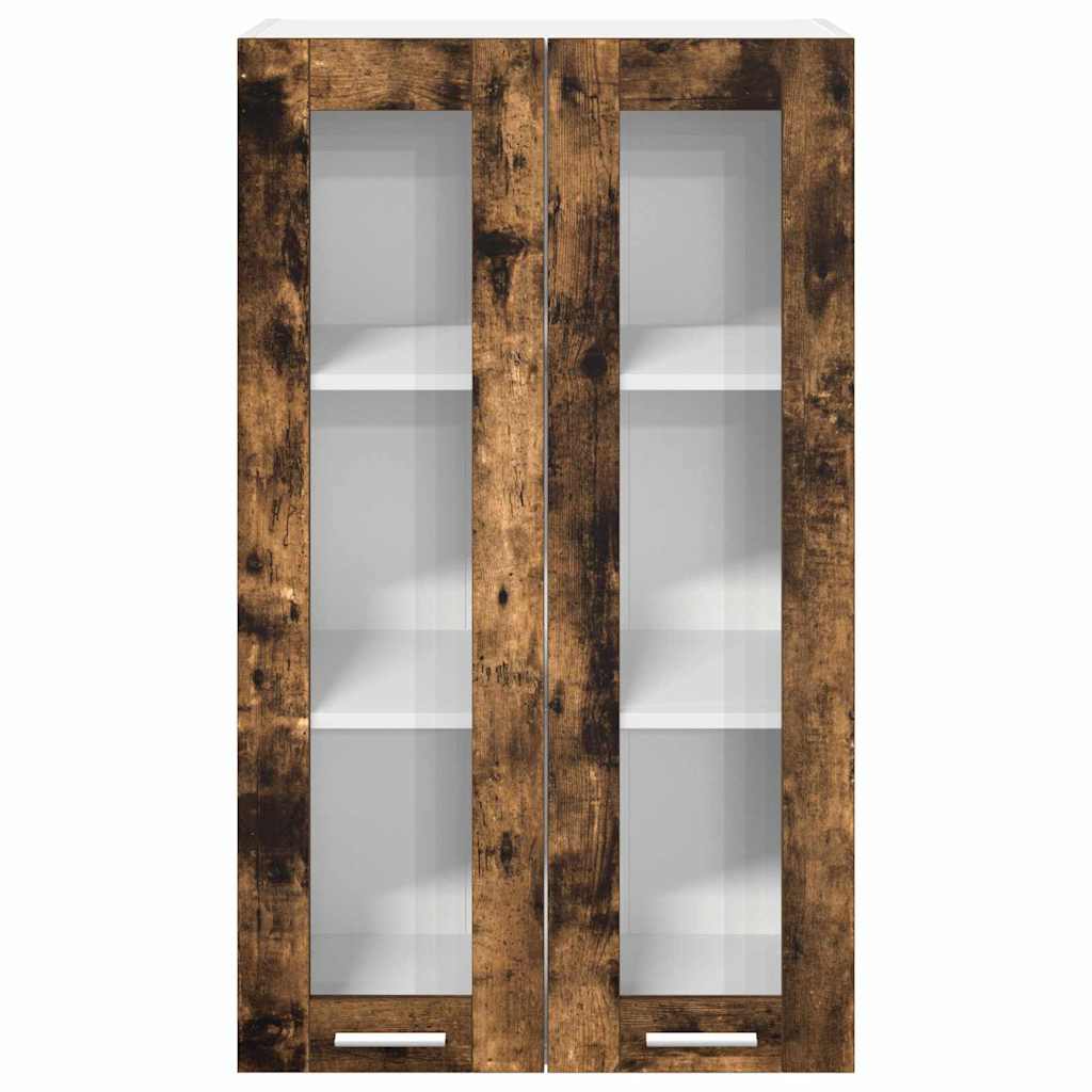 Viseći ormarić s pohranom Dimljeni hrast 60 x 31 x 100 cm