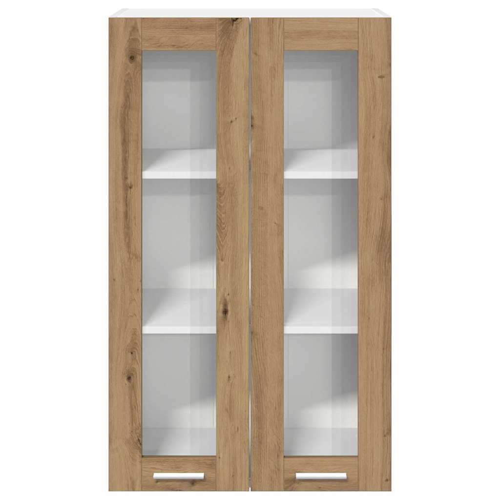 Viseći ormarić s pohranom Umjetnički hrast 60 x 31 x 100 cm