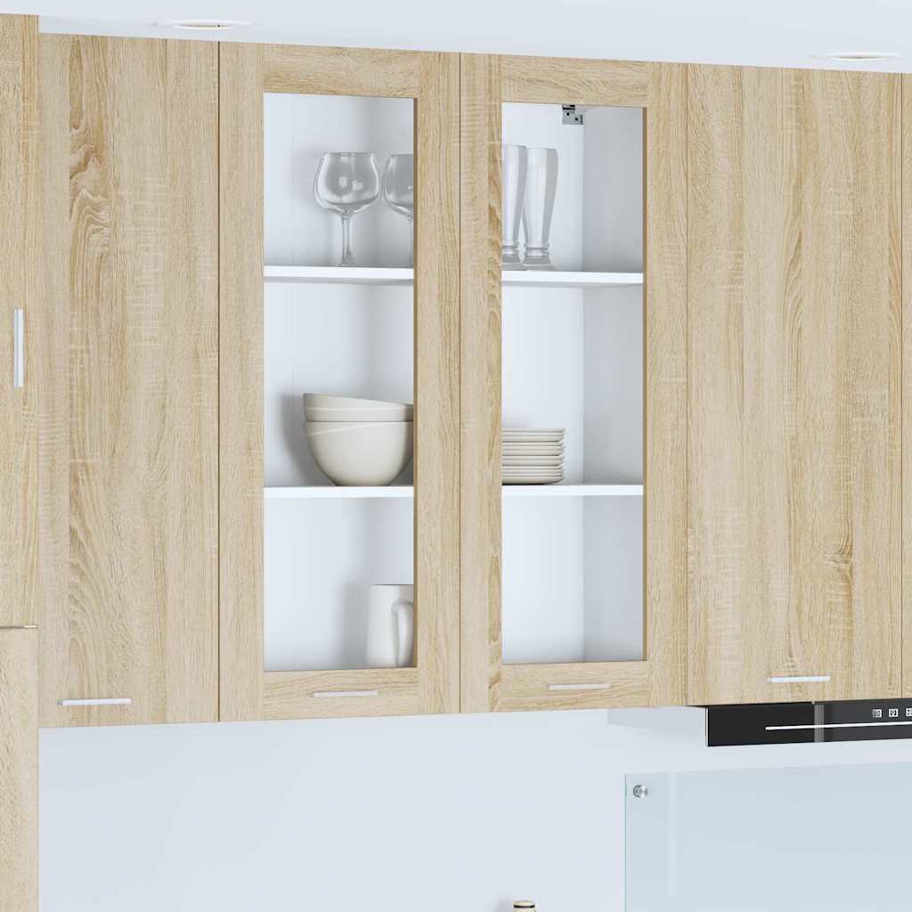 Viseći ormarić Sonoma hrast 80 x 31 x 100 cm Konstruirano drvo