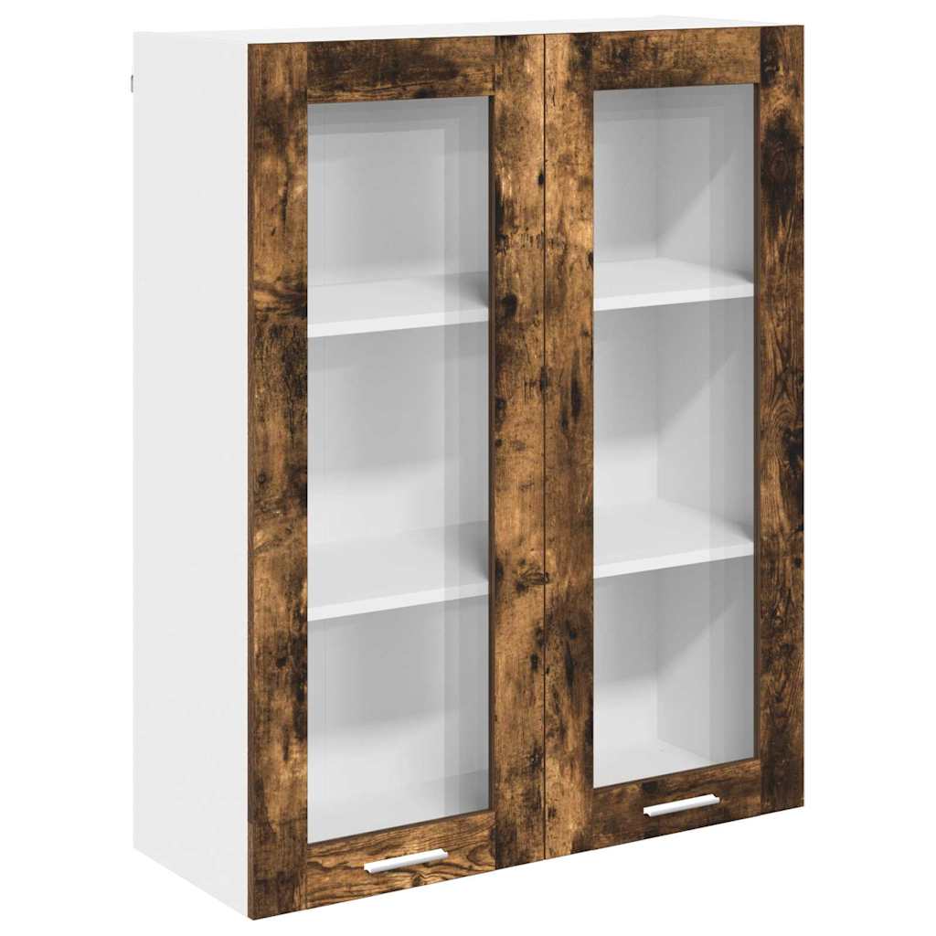 Viseći ormarić s pohranom Dimljeni hrast 80 x 31 x 100 cm