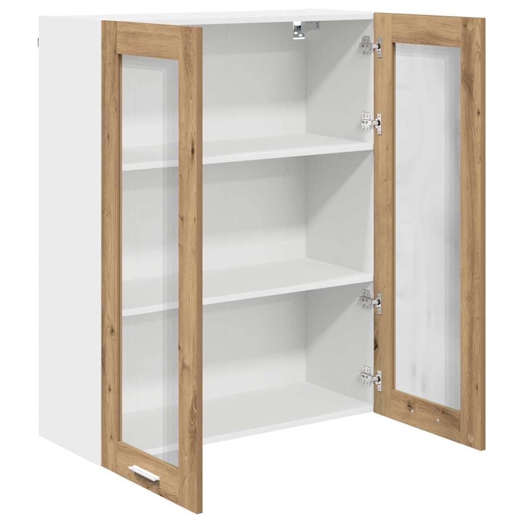Viseći ormarić s pohranom Umjetnički hrast 80 x 31 x 100 cm