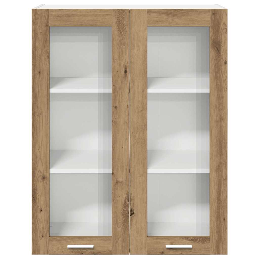 Viseći ormarić s pohranom Umjetnički hrast 80 x 31 x 100 cm