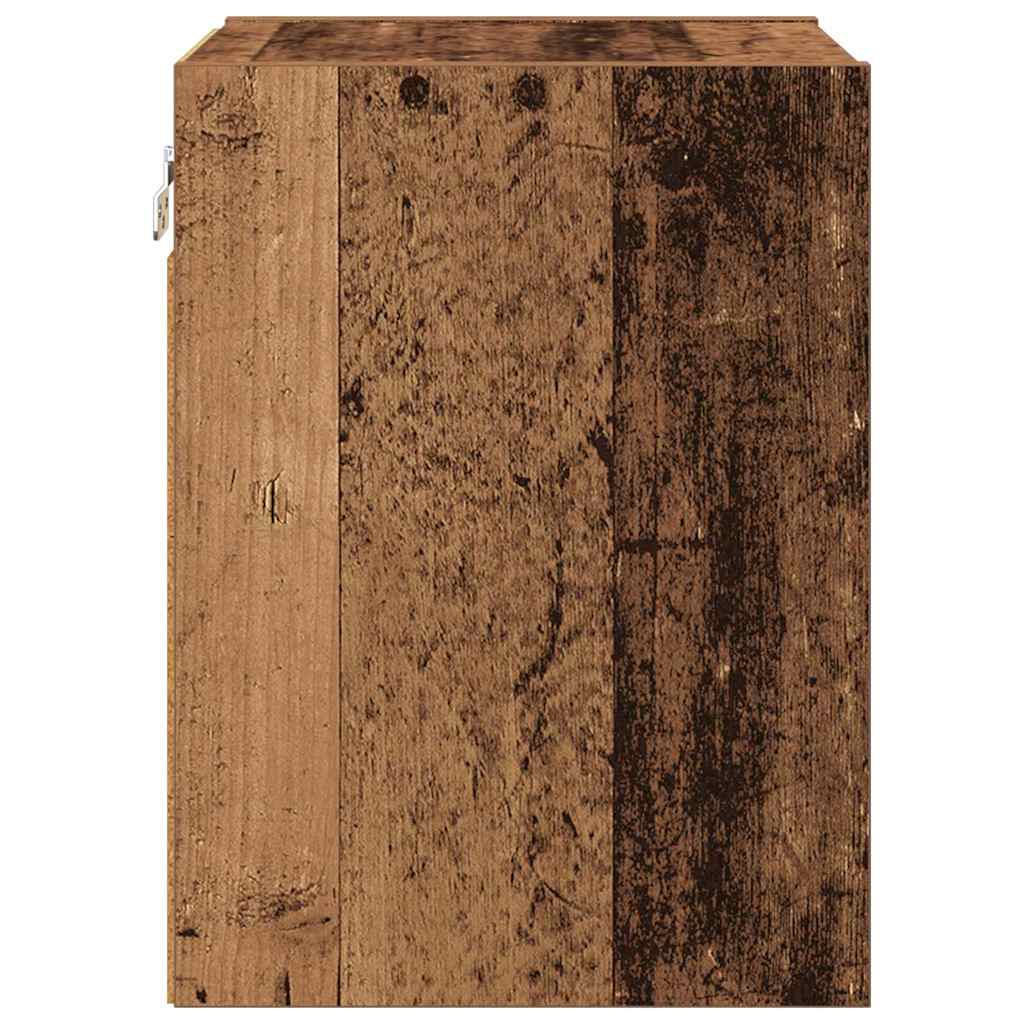Viseći ormarić Staro drvo 30 x 29,5 x 40 cm Konstruirano drvo