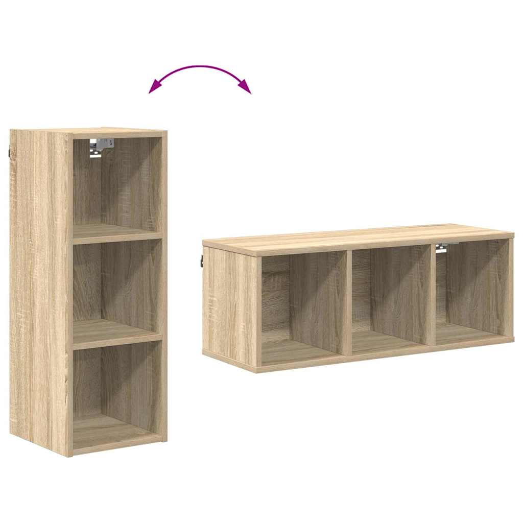 Viseći ormarić Sonoma hrast 30 x 29,5 x 80 cm Konstruirano drvo