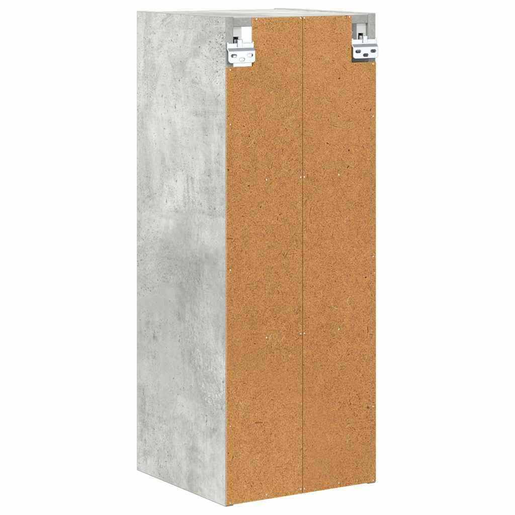 Viseći ormarić s pohranom Betonski sivi 30 x 29,5 x 80 cm
