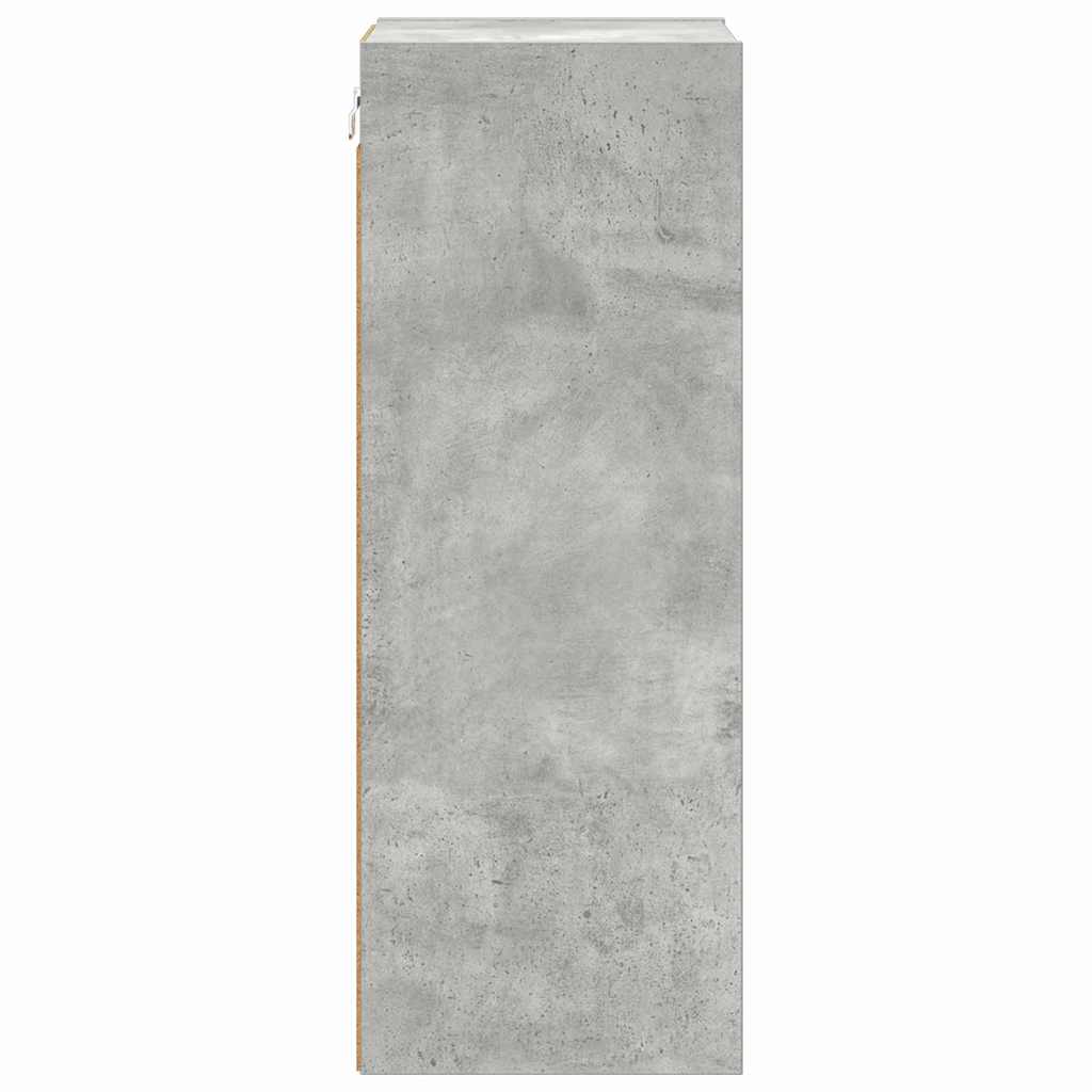 Viseći ormarić s pohranom Betonski sivi 30 x 29,5 x 80 cm