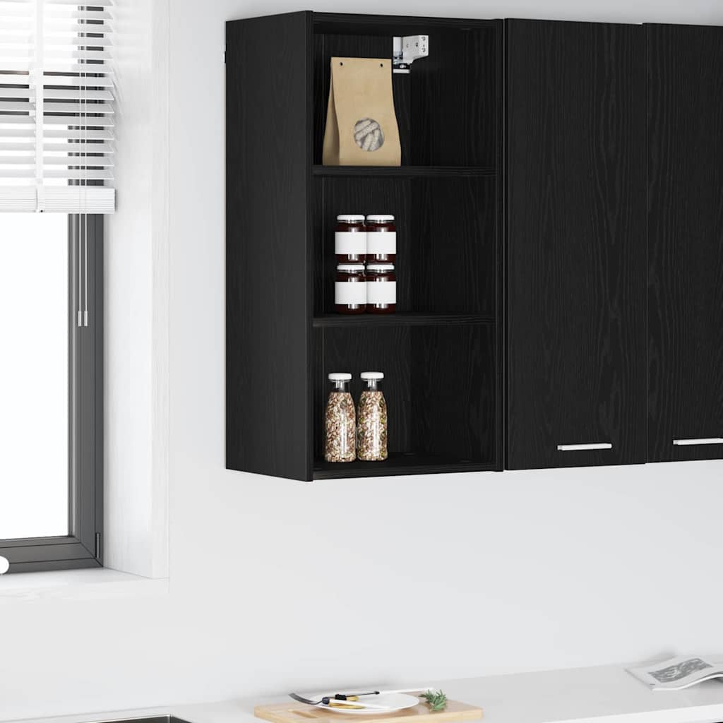 Viseći ormarić Crni hrast 40 x 29,5 x 80 cm Konstruirano drvo