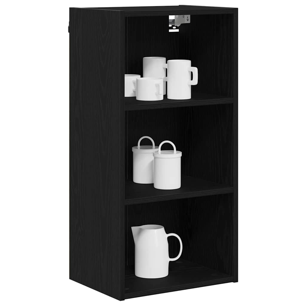 Viseći ormarić Crni hrast 40 x 29,5 x 80 cm Konstruirano drvo