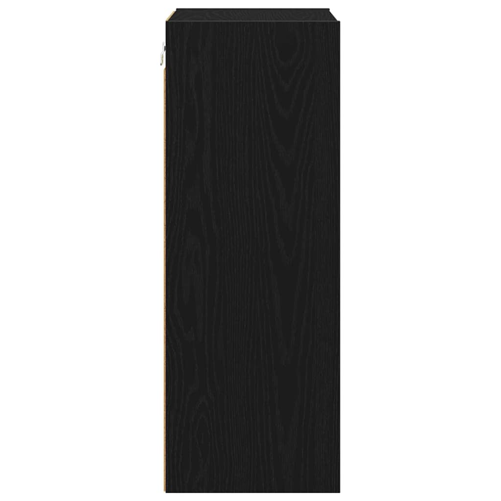 Viseći ormarić Crni hrast 40 x 29,5 x 80 cm Konstruirano drvo