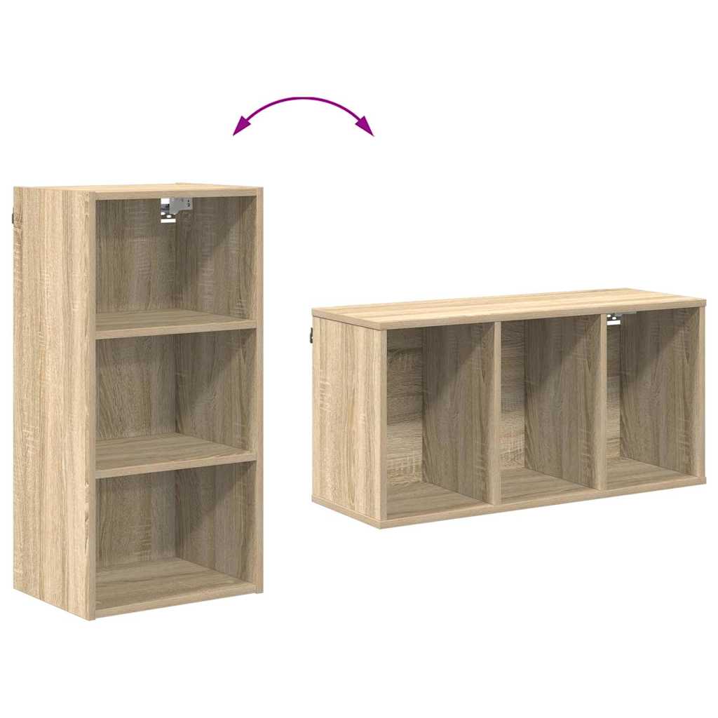 Viseći ormarić Sonoma hrast 40 x 29,5 x 80 cm Konstruirano drvo
