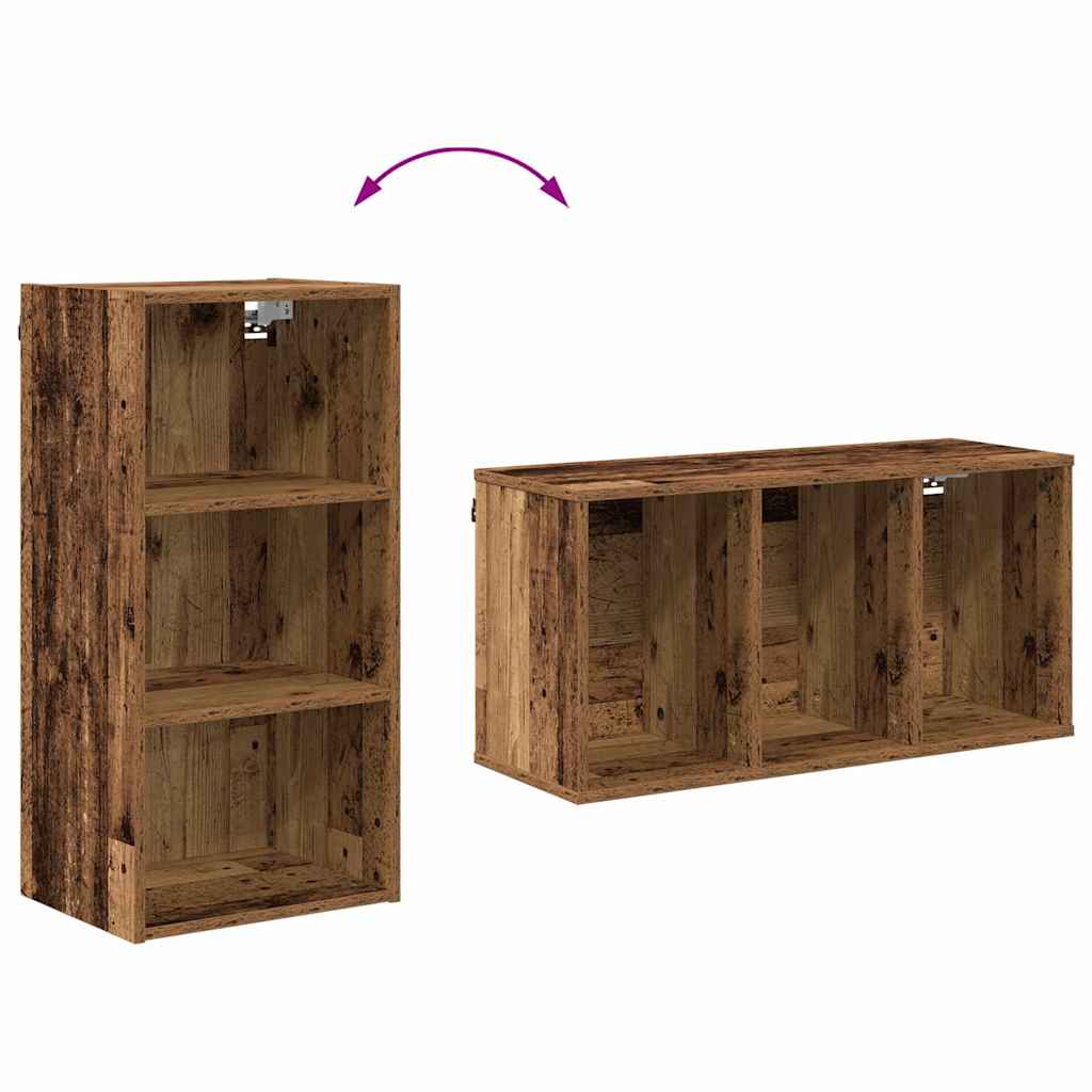 Viseći ormarić Staro drvo 40 x 29,5 x 80 cm Konstruirano drvo