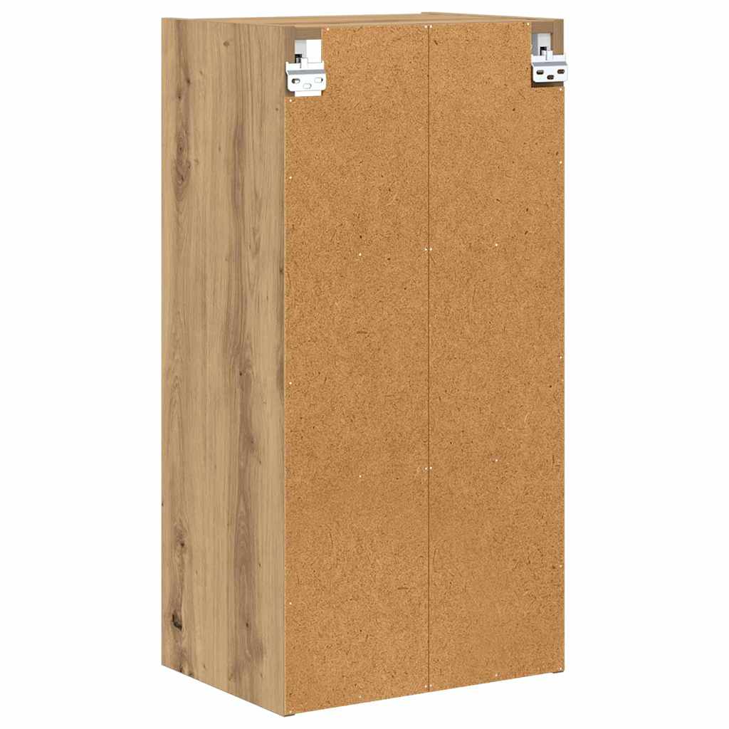 Viseći ormarić s pohranom Umjetnički hrast 40 x 29,5 x 80 cm
