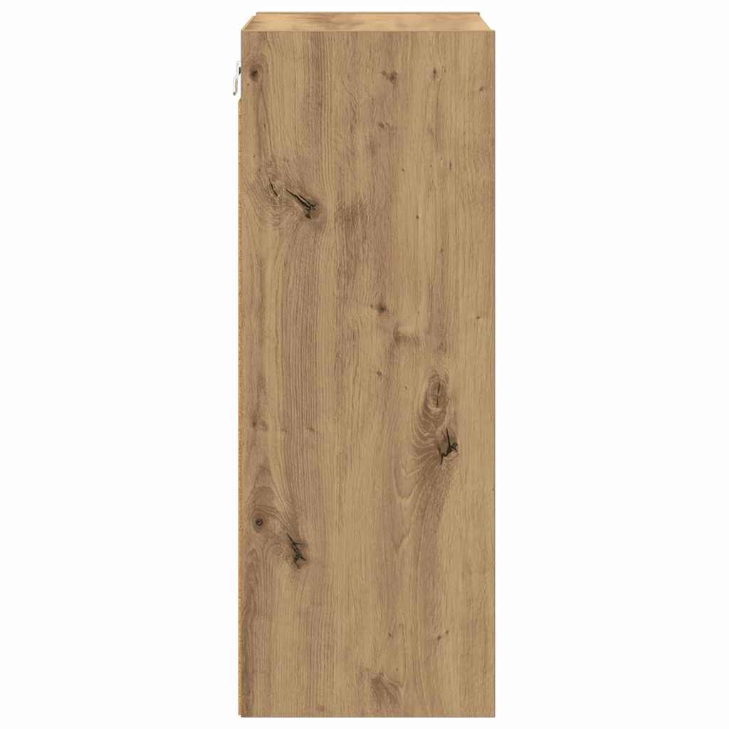 Viseći ormarić s pohranom Umjetnički hrast 40 x 29,5 x 80 cm