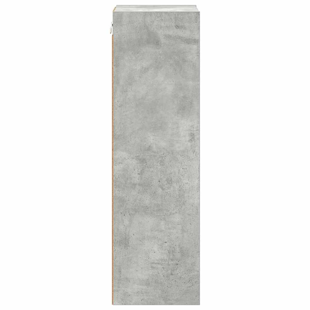 Viseći ormarić s pohranom Betonski sivi 30 x 29,5 x 100 cm