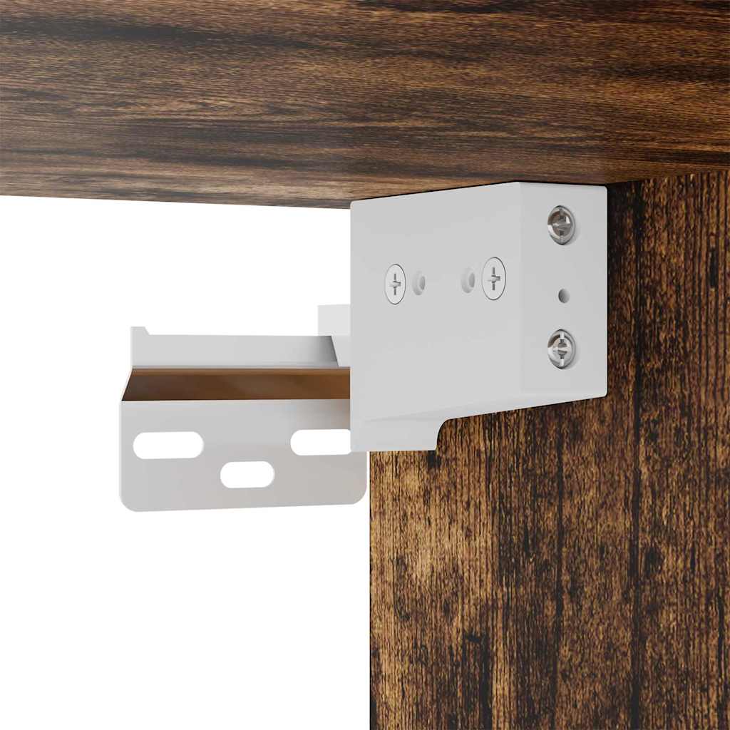 Viseći ormarić s pohranom Dimljeni hrast 30 x 29,5 x 100 cm