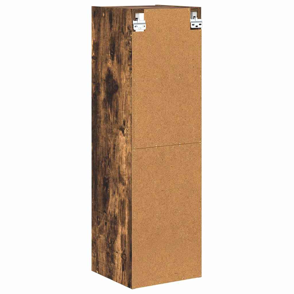 Viseći ormarić s pohranom Dimljeni hrast 30 x 29,5 x 100 cm