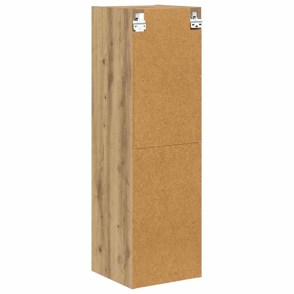 Viseći ormarić s pohranom Umjetnički hrast 30 x 29,5 x 100 cm