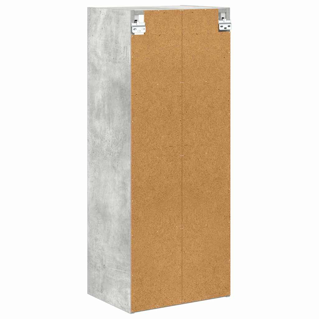 Viseći ormarić s pohranom Betonski sivi 40 x 29,5 x 100 cm