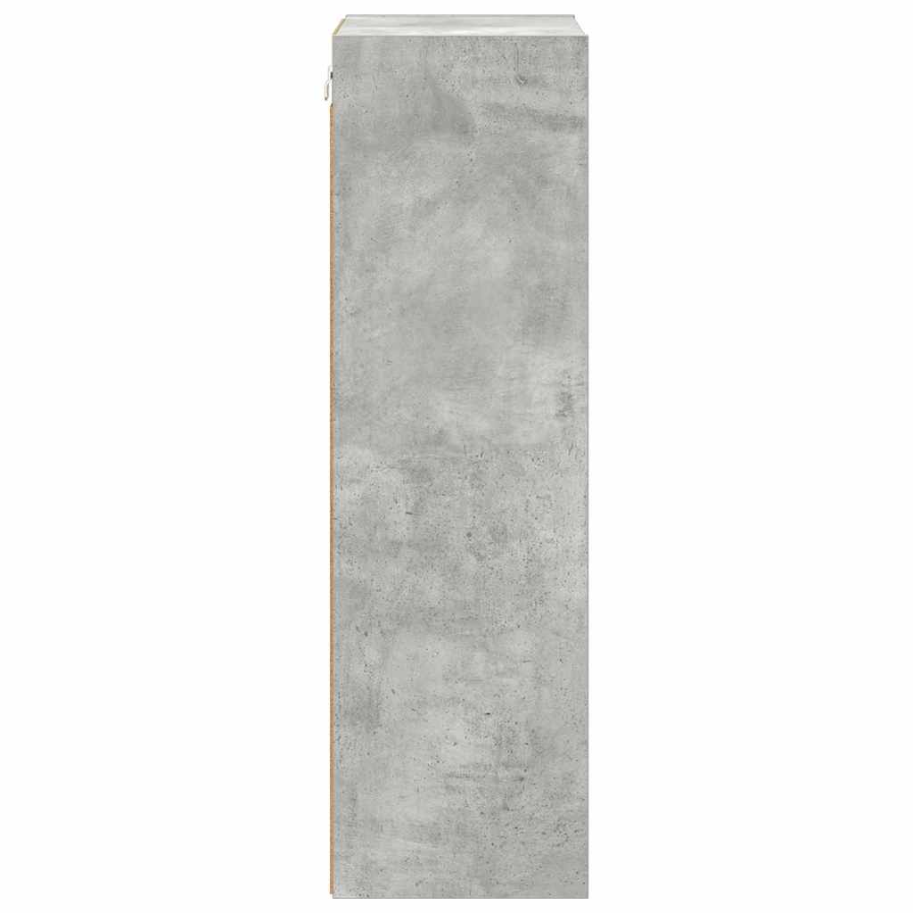 Viseći ormarić s pohranom Betonski sivi 40 x 29,5 x 100 cm