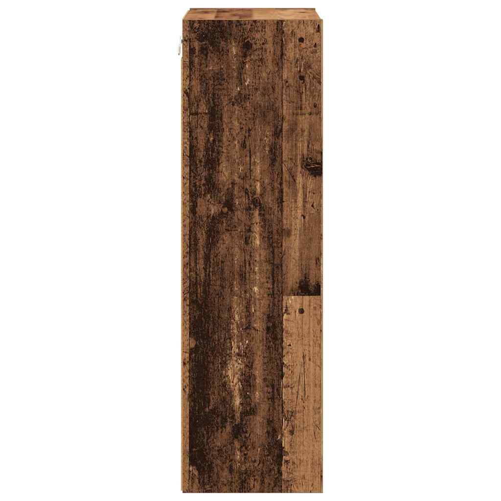 Viseći ormarić Staro drvo 40 x 29,5 x 100 cm Konstruirano drvo