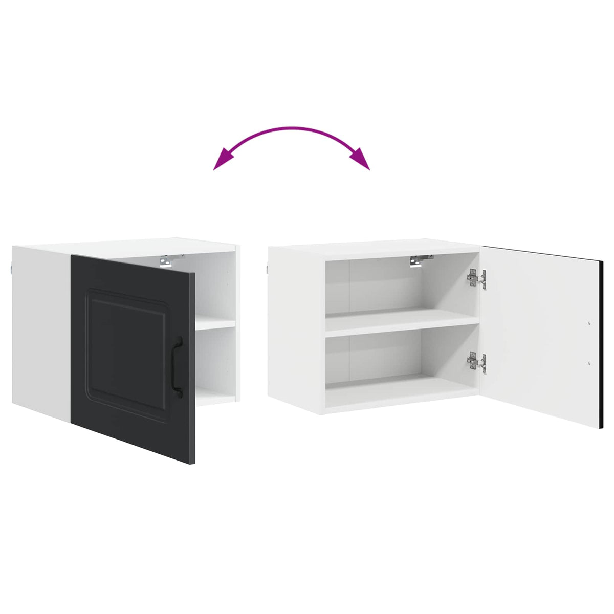 Ploča za perilicu posuđa Kalmar 2 pcs Crna 50 x 31 x 40 cm