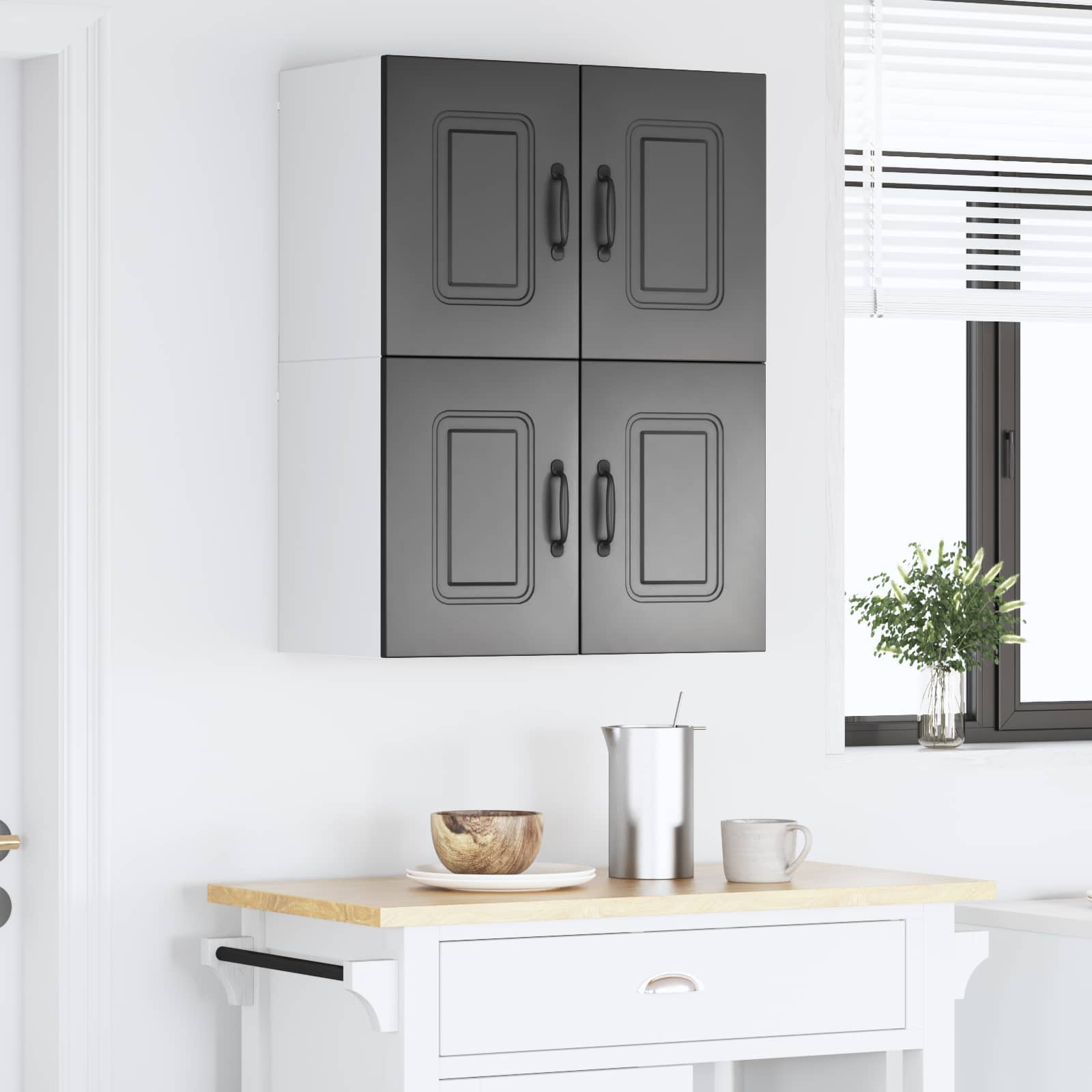 Ploča za perilicu posuđa Kalmar 2 pcs Crna 60 x 31 x 40 cm