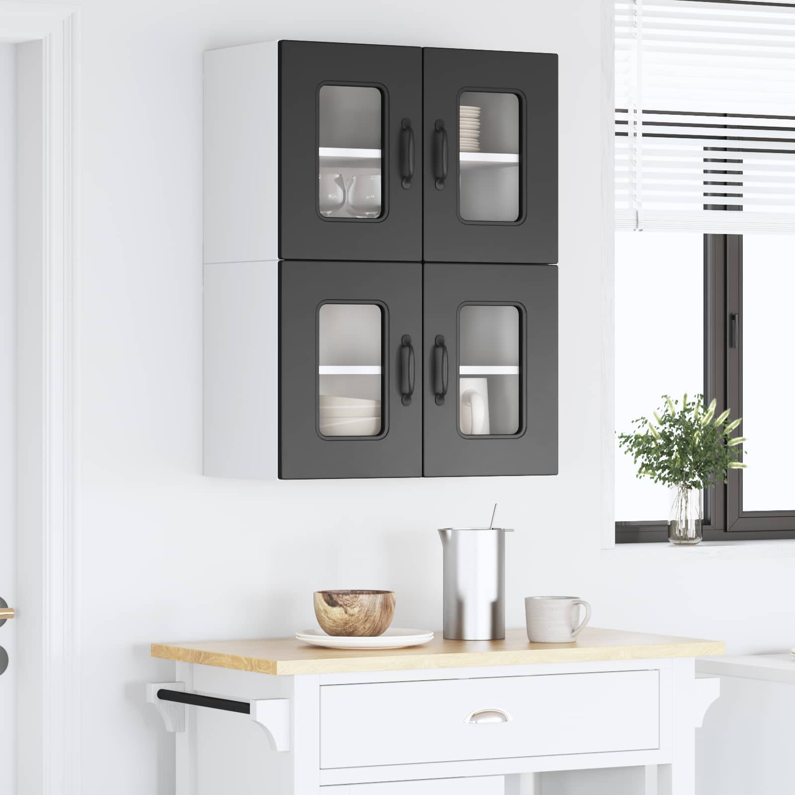 Ploča za perilicu posuđa Kalmar 2 pcs Crna 60 x 31 x 40 cm