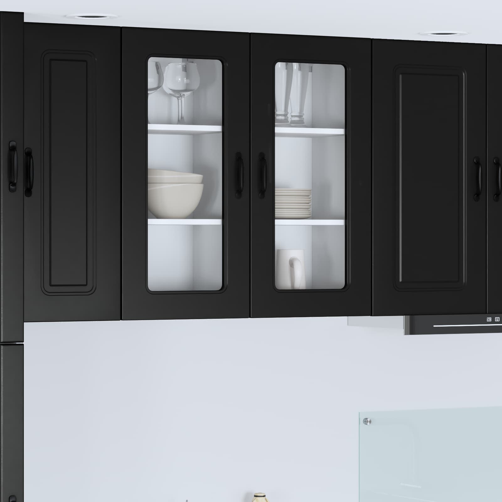Ploča za perilicu posuđa Kalmar 2 pcs Crna 40 x 31 x 80 cm