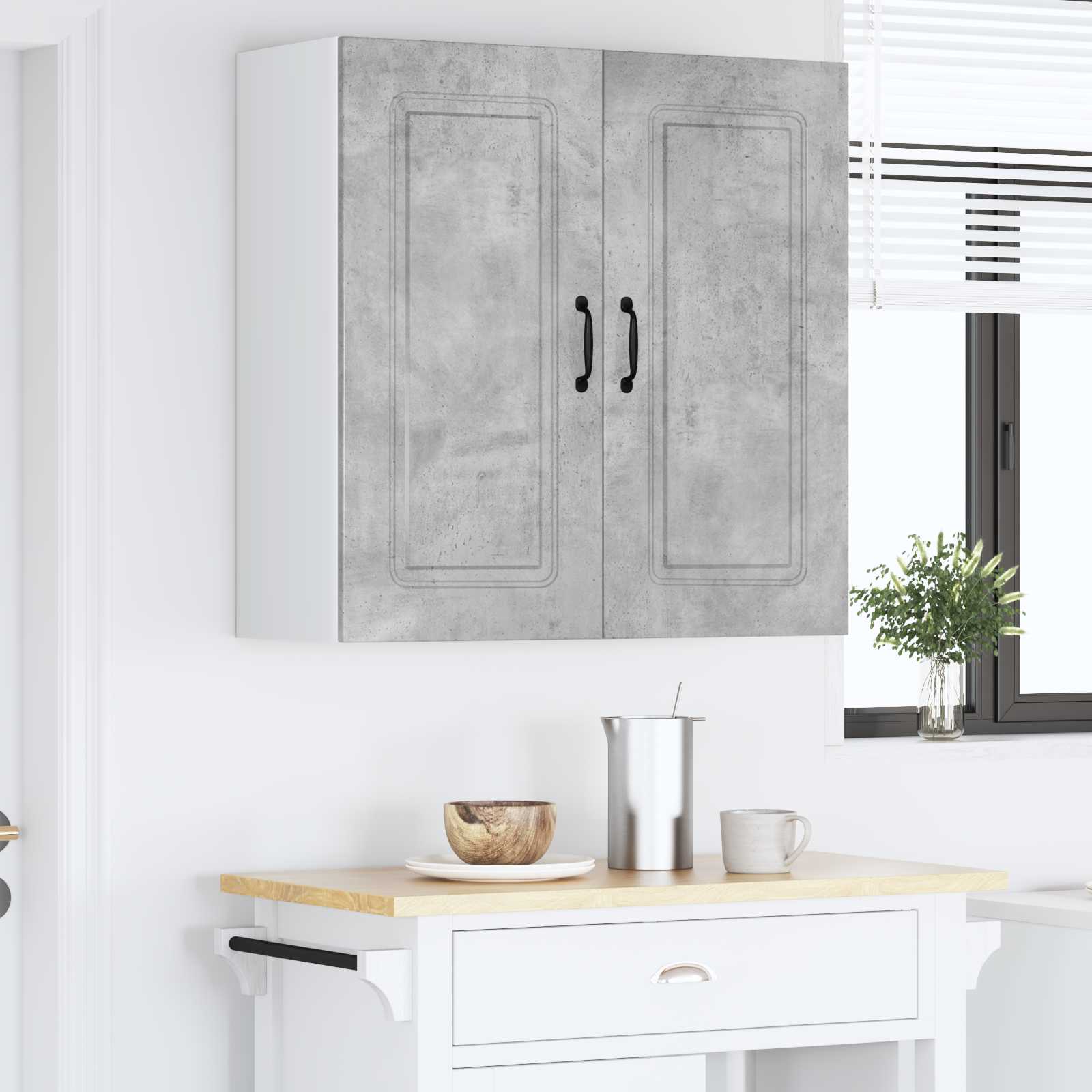 Ploča za perilicu posuđa Kalmar Betonski sivi 80 x 31 x 80 cm