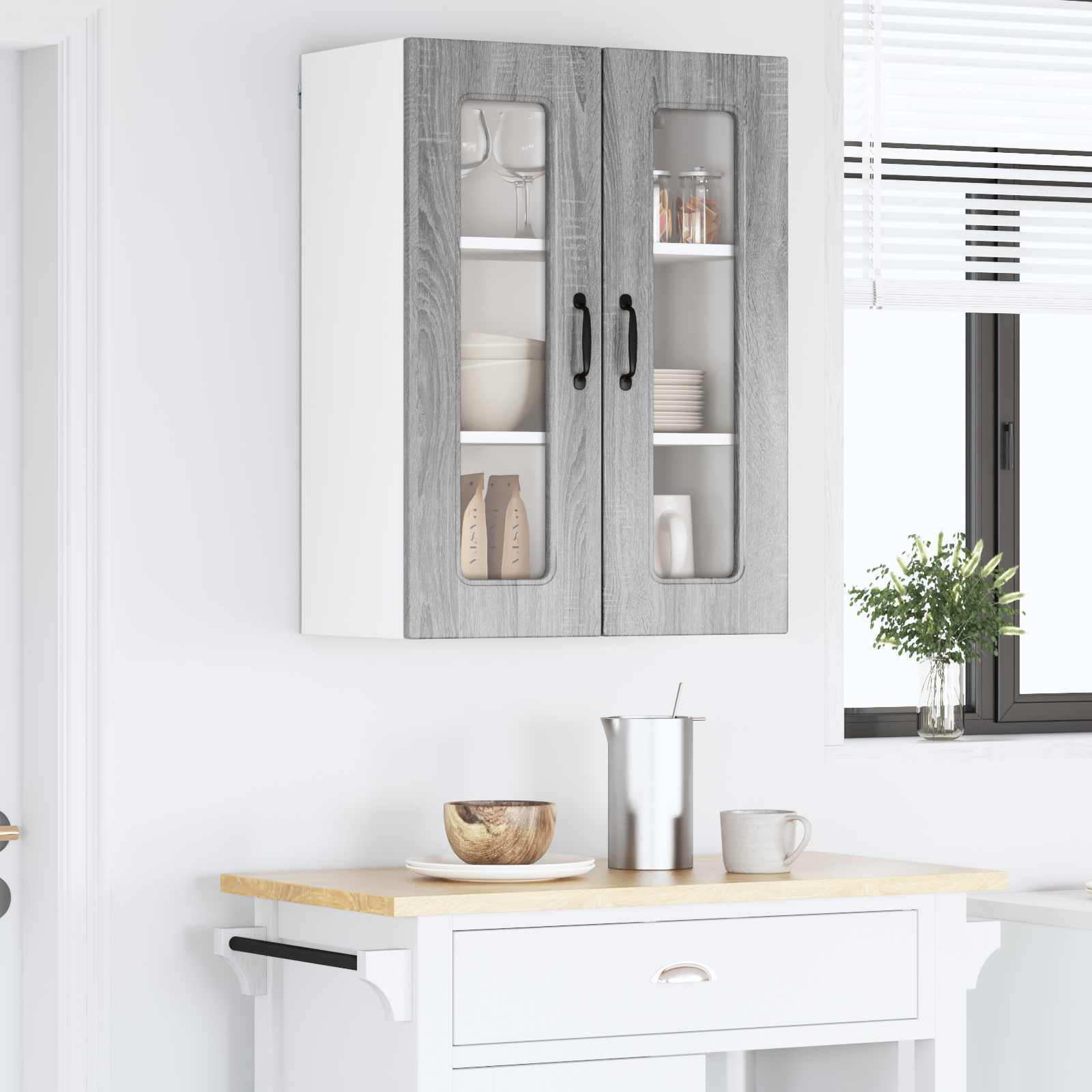Ploča za perilicu posuđa Kalmar Siva Sonoma 60 x 31 x 80 cm