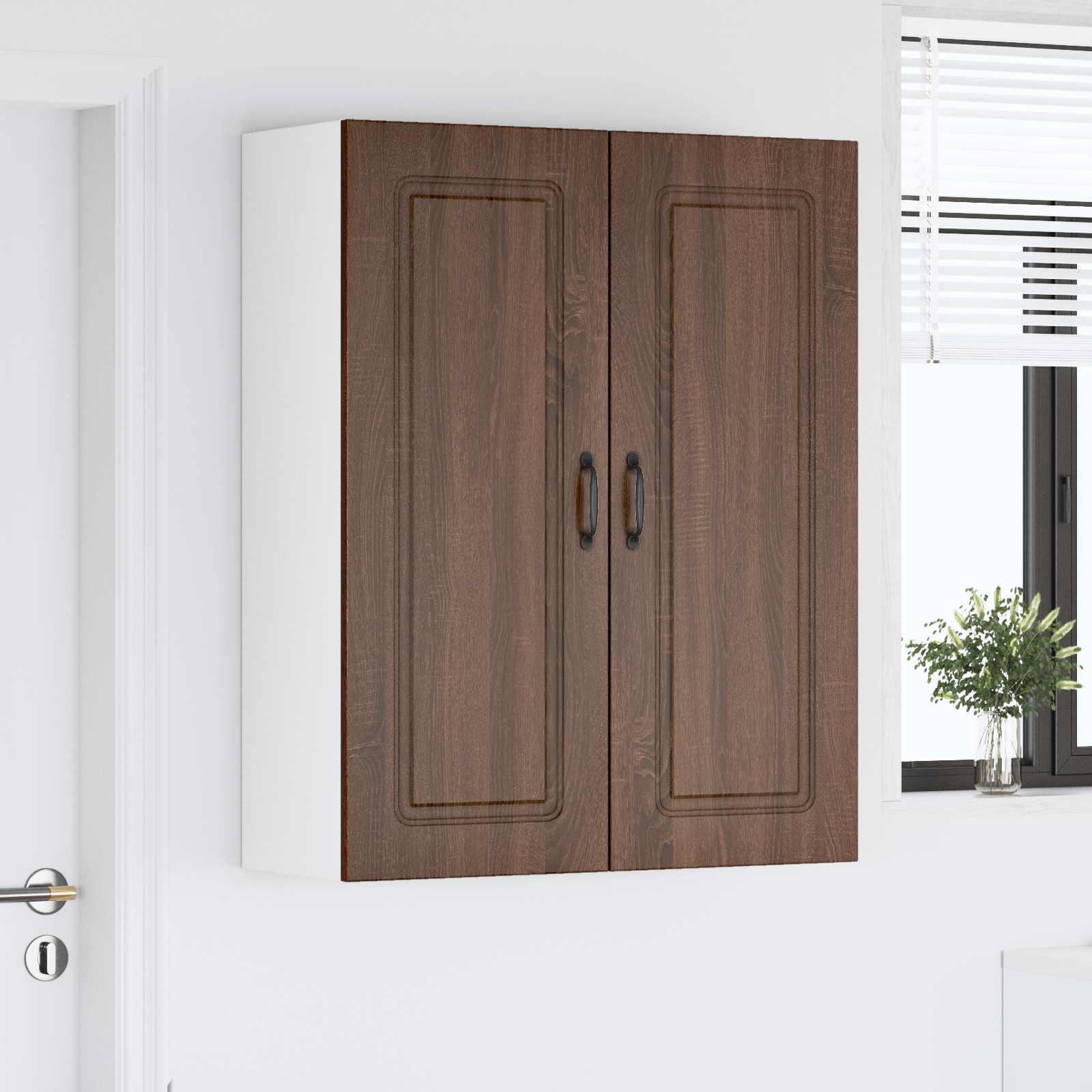Ploča za perilicu posuđa Kalmar Smeđi hrast 80 x 31 x 100 cm