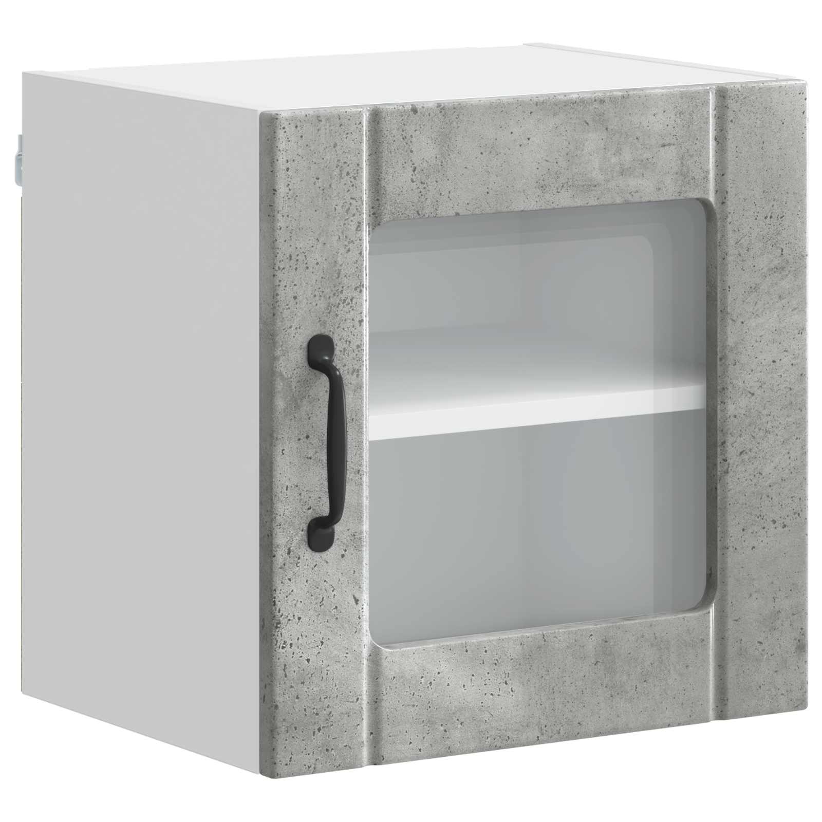 Zidni stakleni ormarić Lucca Betonska siva 40 x 31 x 40 cm