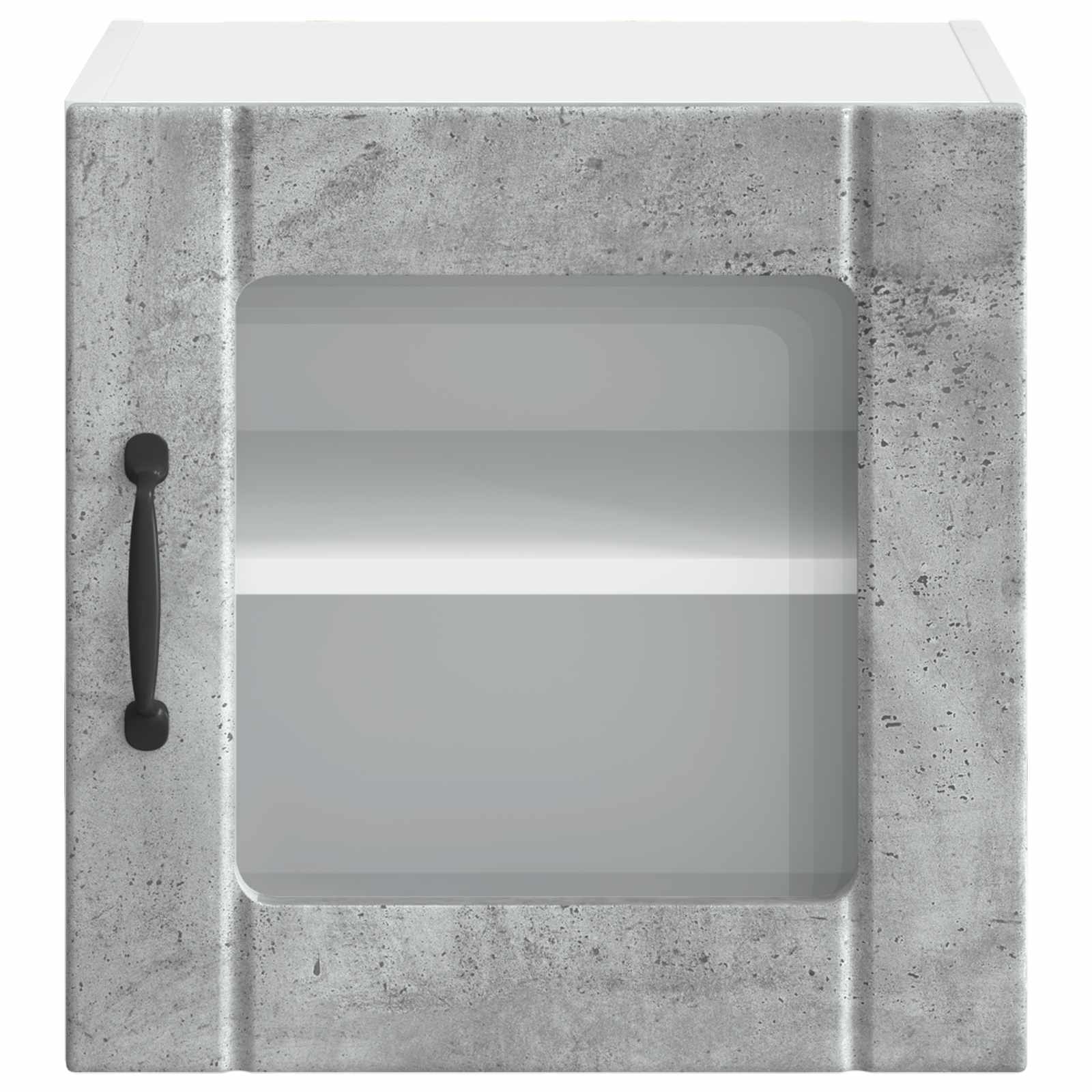 Zidni stakleni ormarić Lucca Betonska siva 40 x 31 x 40 cm