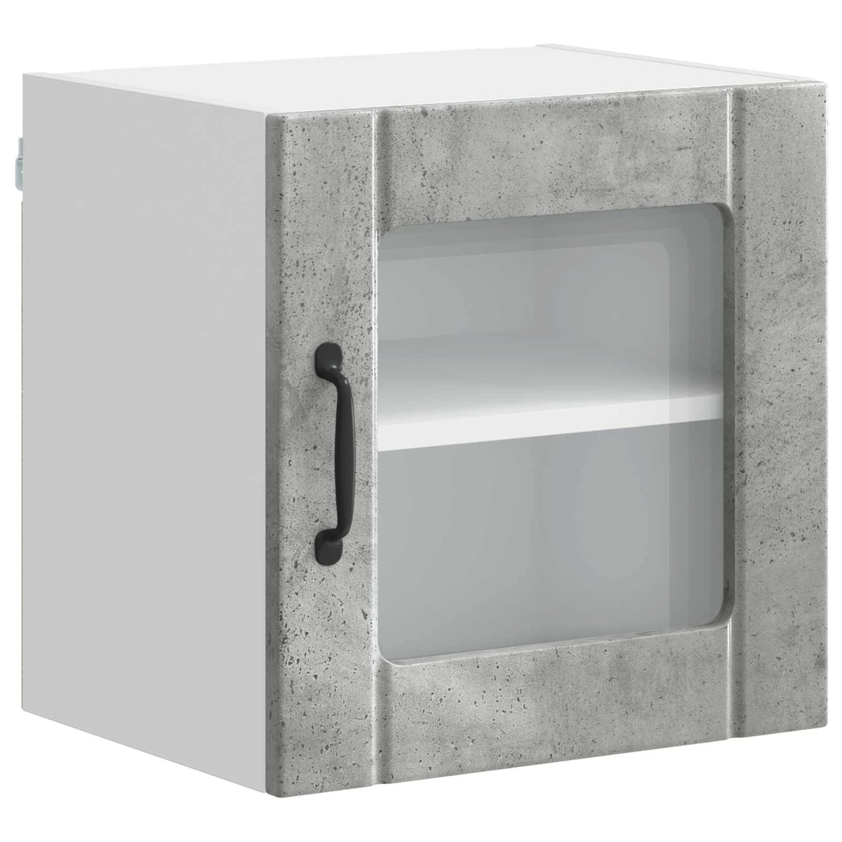Zidni stakleni ormarić Lucca 2 pcs Betonska siva