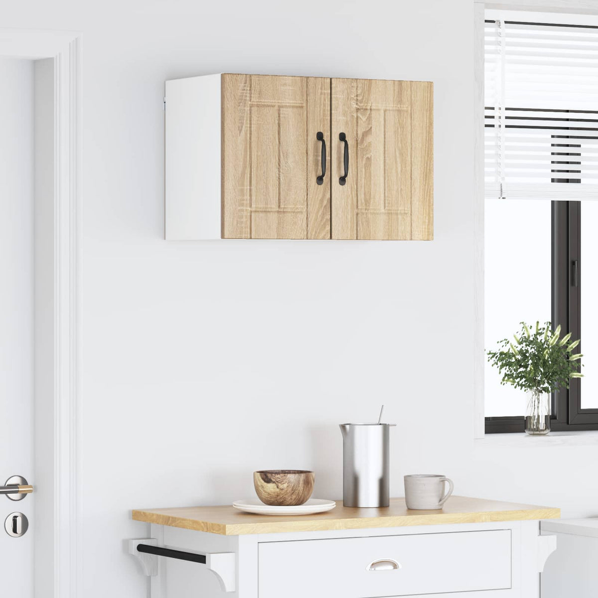 Ormar za Zid Lucca 2 pcs Hrast sonoma 30 x 31 x 40 cm