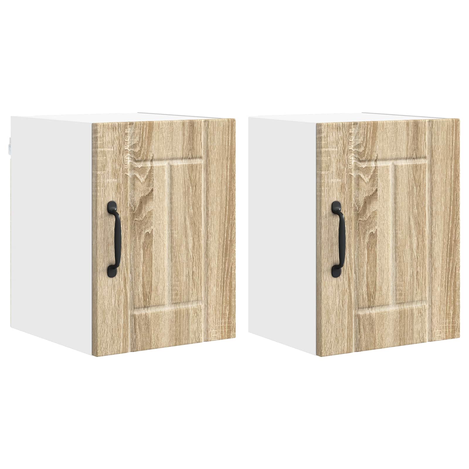 Ormar za Zid Lucca 2 pcs Hrast sonoma 30 x 31 x 40 cm