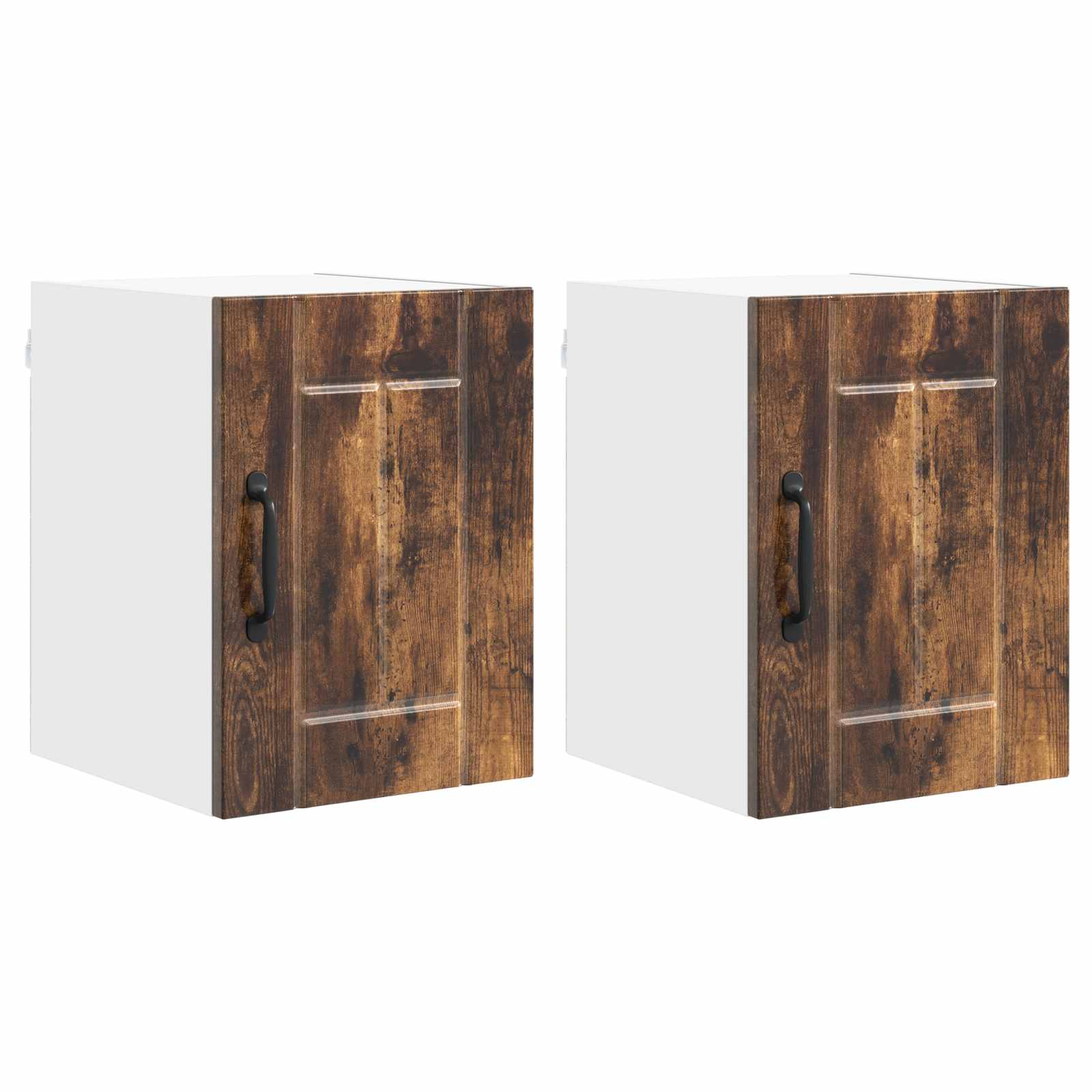 Ormar za Zid Lucca 2 pcs Dimljeni hrast 30 x 31 x 40 cm