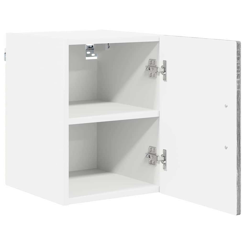 Ormar za Zid Lucca 2 pcs Siva sonoma 30 x 31 x 40 cm