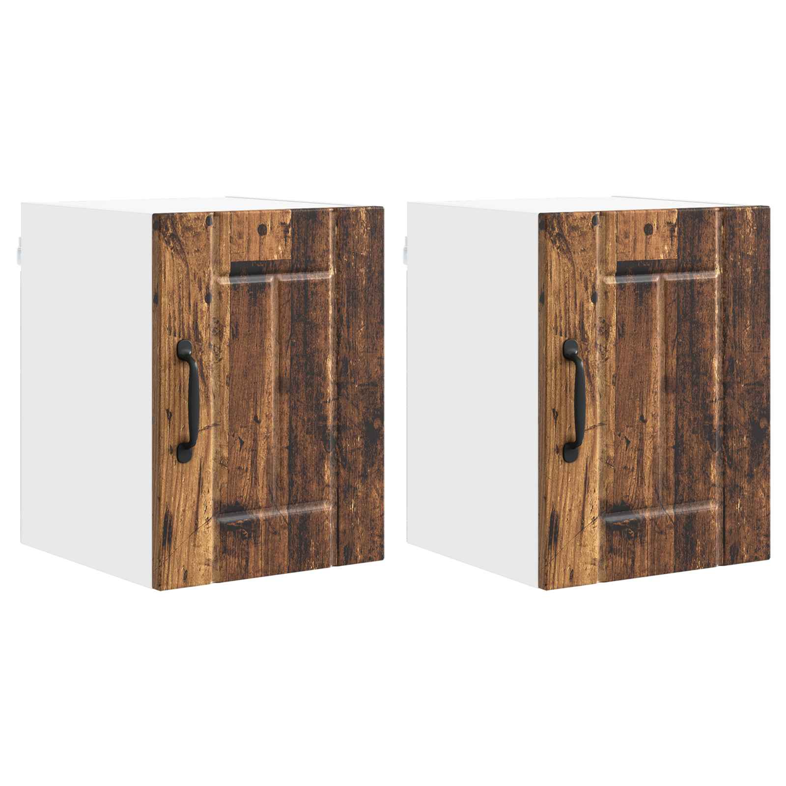 Ormar za Zid Lucca 2 pcs Staro drvo 30 x 31 x 40 cm