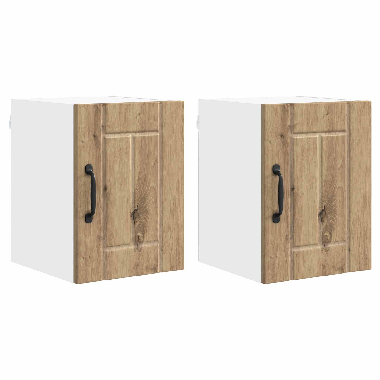 Ormar za Zid Lucca 2 pcs Hrast artisan 30 x 31 x 40 cm
