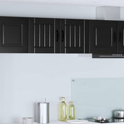Ormar za Zid Lucca 2 pcs Crna 40 x 31 x 40 cm Konstruirano drvo