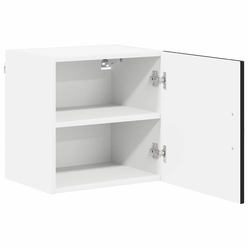 Ormar za Zid Lucca 2 pcs Crna 40 x 31 x 40 cm Konstruirano drvo