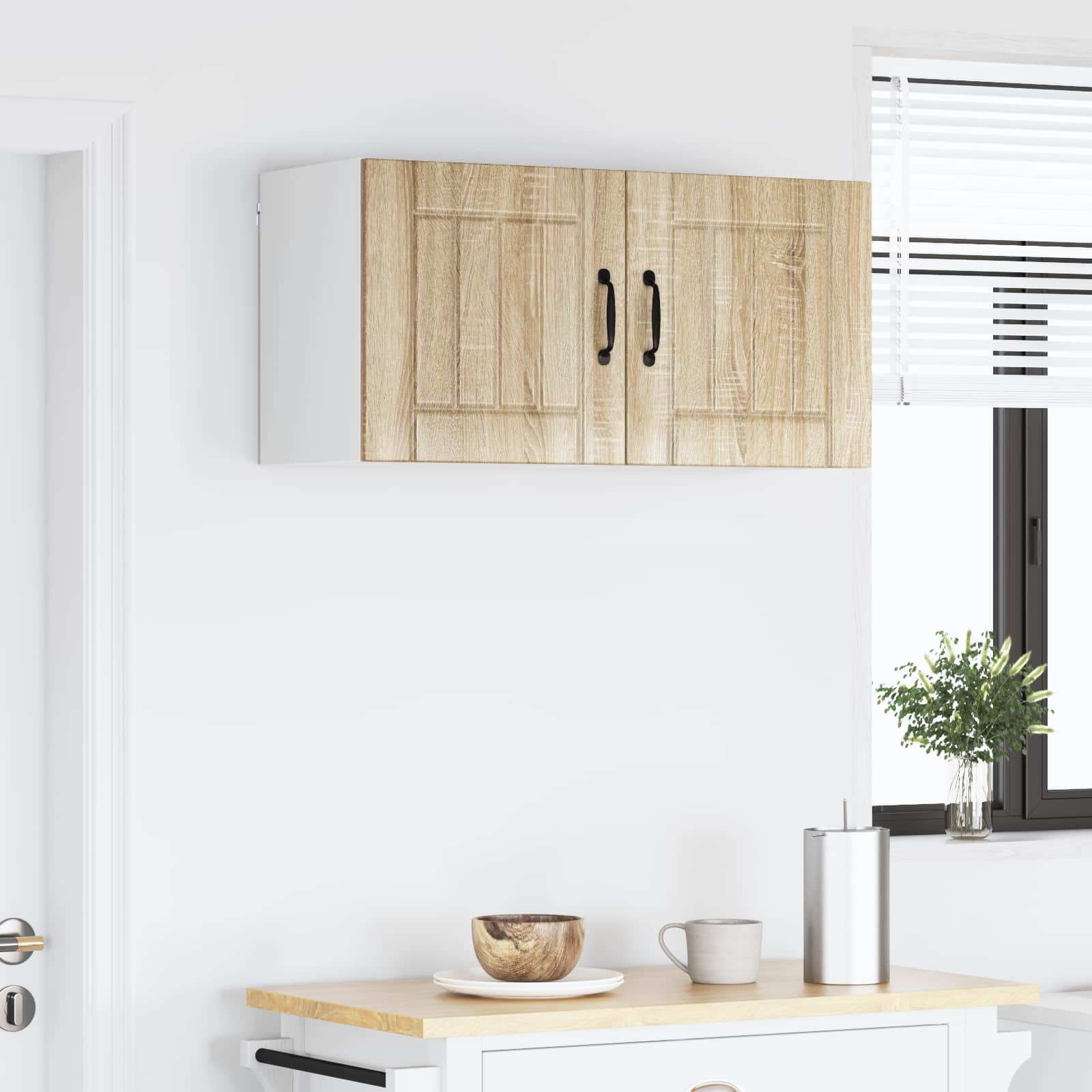 Ormar za Zid Lucca 2 pcs Hrast sonoma 40 x 31 x 40 cm