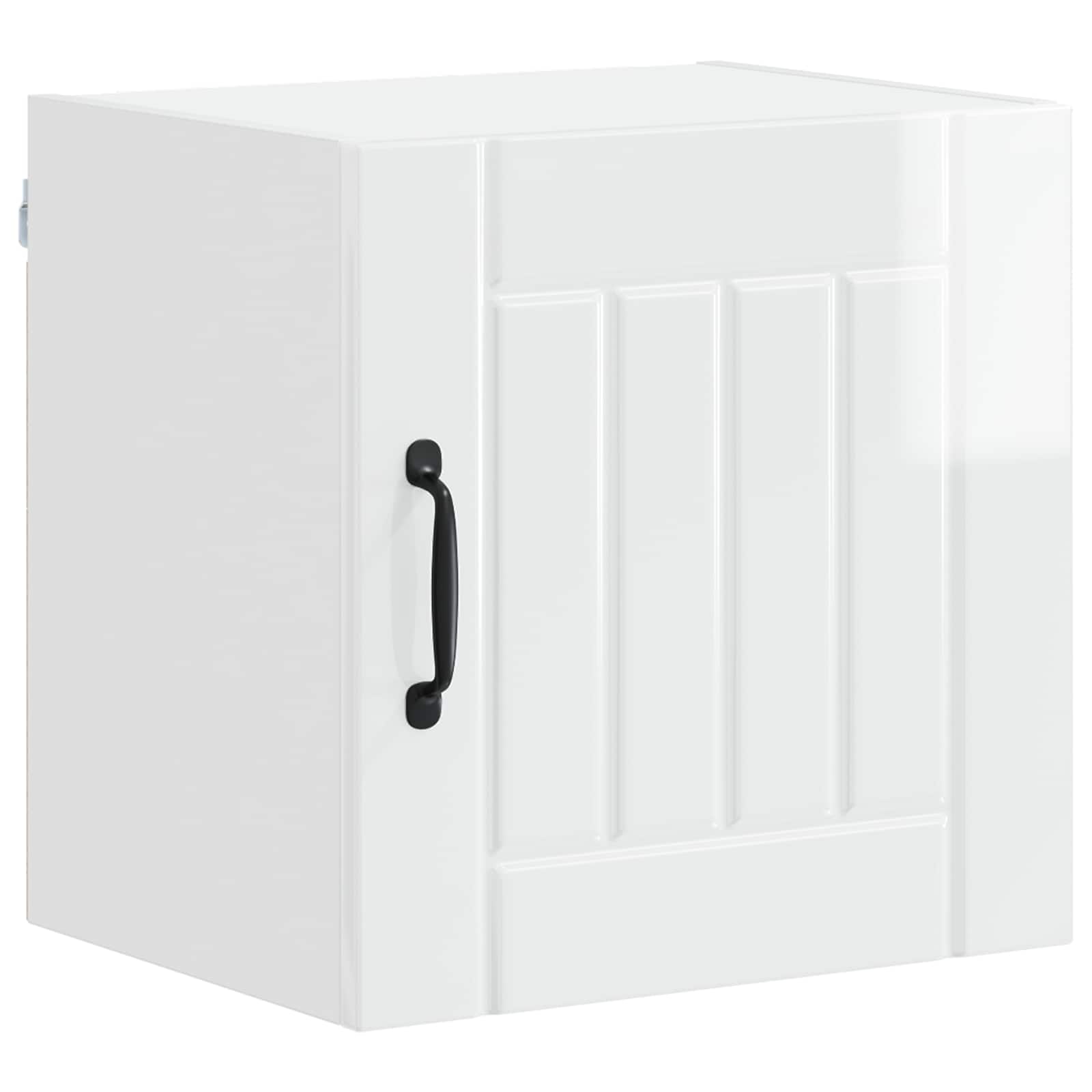 Ormar za Zid Lucca 2 pcs Bijela visokog sjaja 40 x 31 x 40 cm
