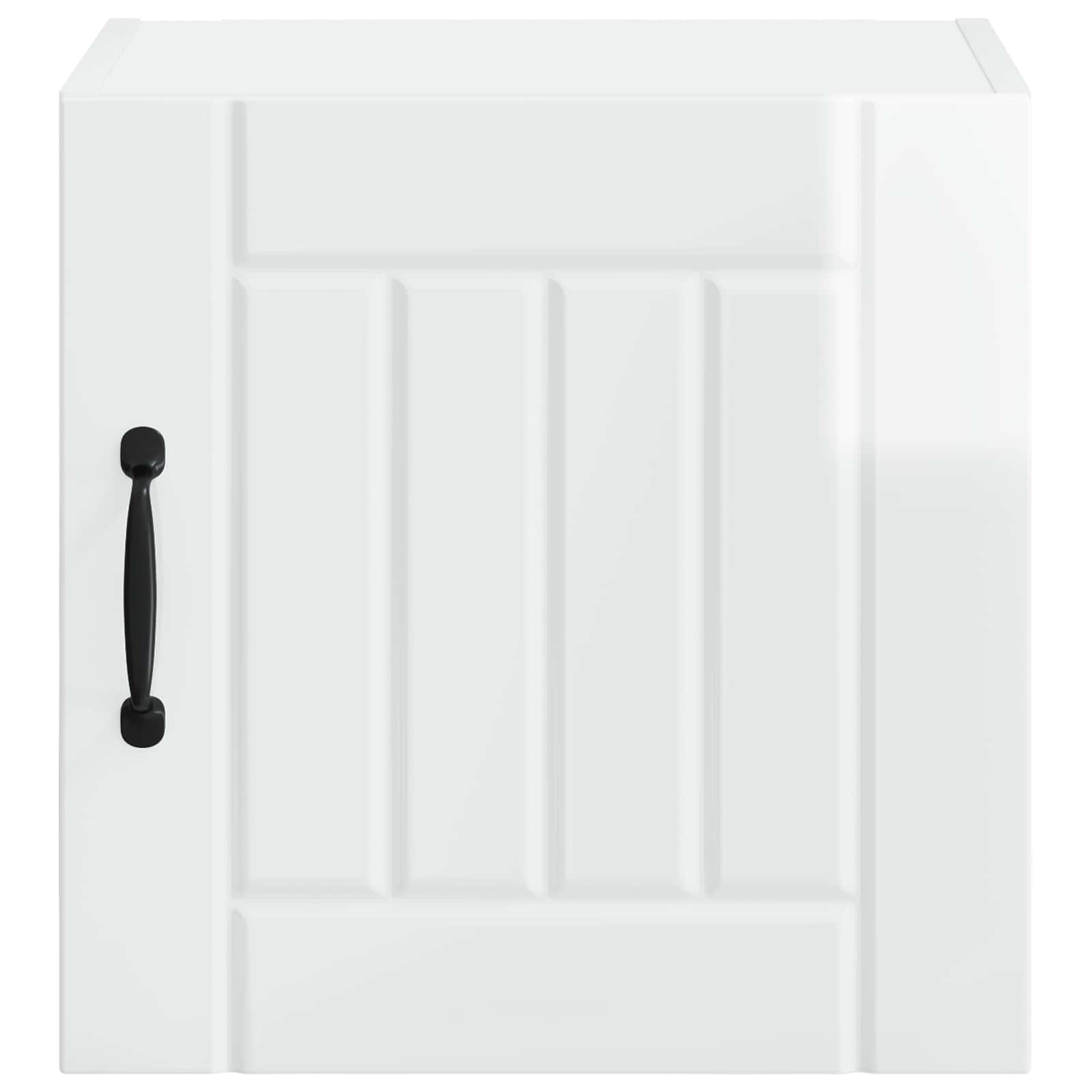 Ormar za Zid Lucca 2 pcs Bijela visokog sjaja 40 x 31 x 40 cm
