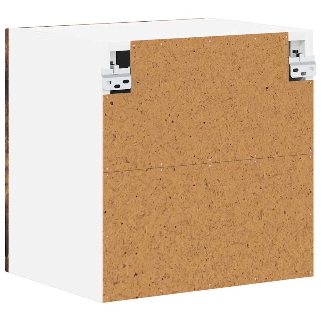 Ormar za Zid Lucca 2 pcs Dimljeni hrast 40 x 31 x 40 cm