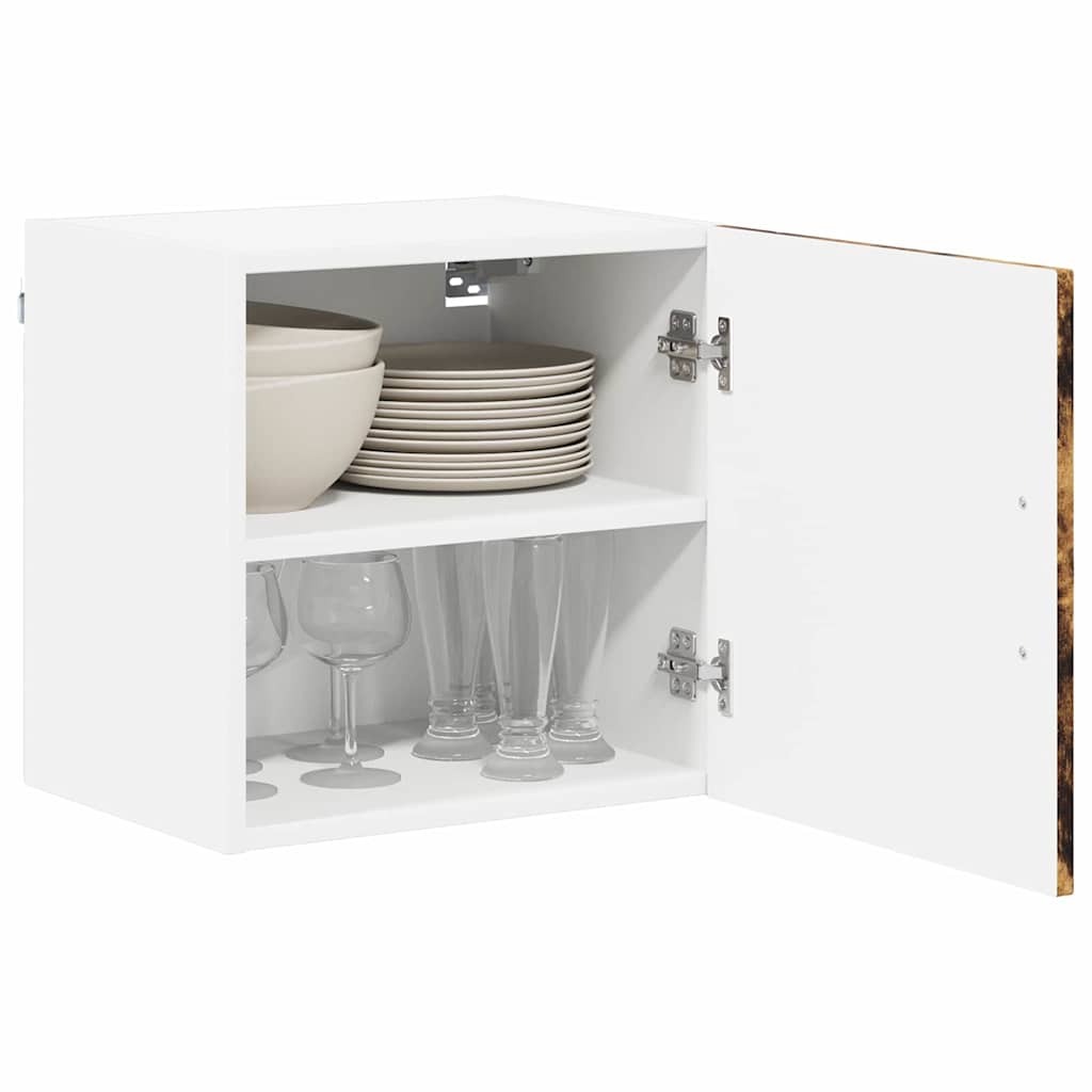Ormar za Zid Lucca 2 pcs Dimljeni hrast 40 x 31 x 40 cm