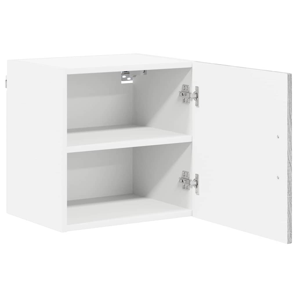 Ormar za Zid Lucca 2 pcs Siva sonoma 40 x 31 x 40 cm