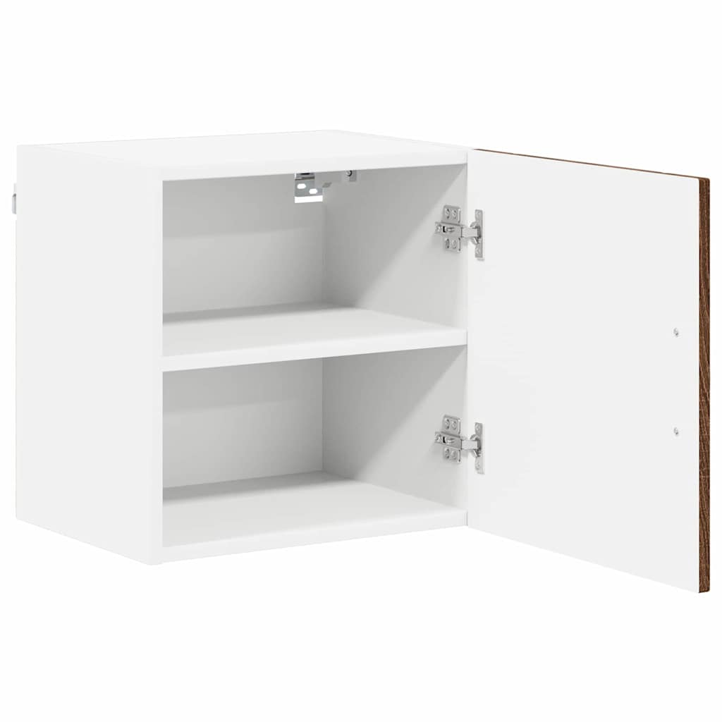 Ormar za Zid Lucca 2 pcs Smeđi hrast 40 x 31 x 40 cm