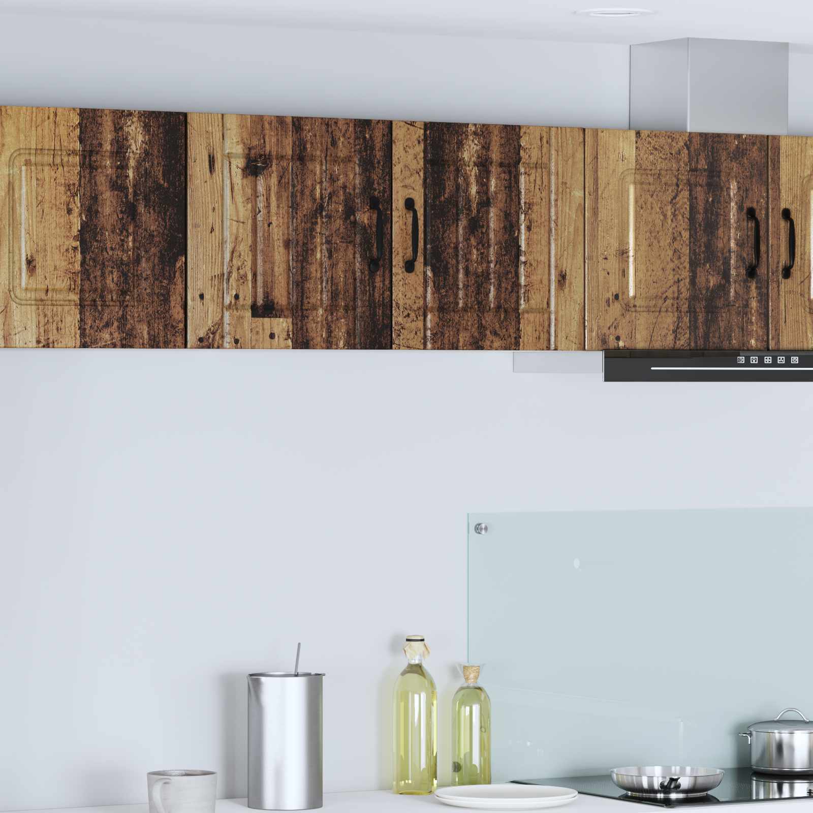 Ormar za Zid Lucca 2 pcs Staro drvo 40 x 31 x 40 cm